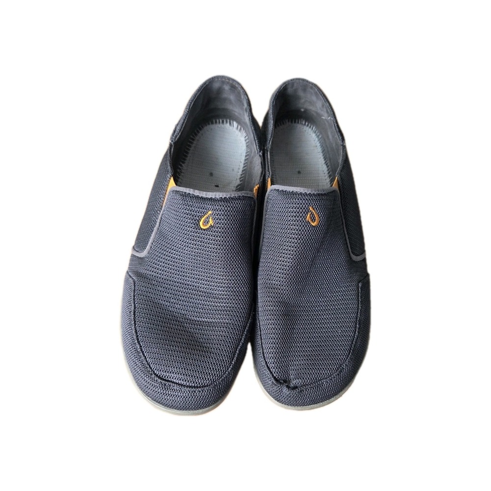 OluKai Nohea Mesh‎ Gray Slip On Sneakers Size 9 Comfort Casual Grey Shoes